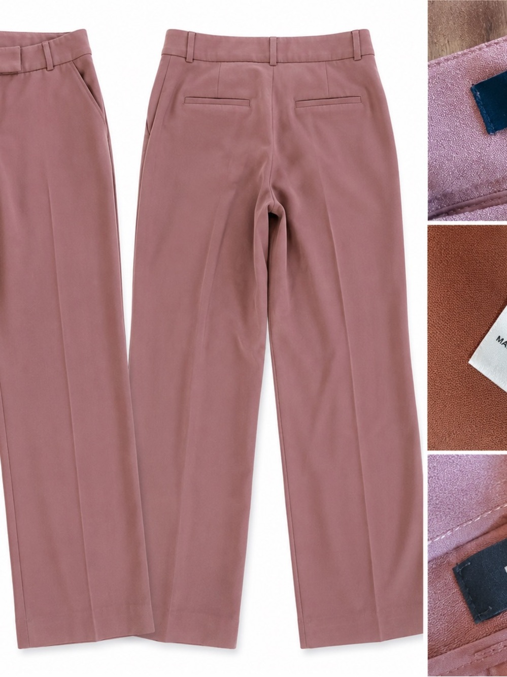 Express Editor Relaxed Trouser Mid Rise Pants Size 8R